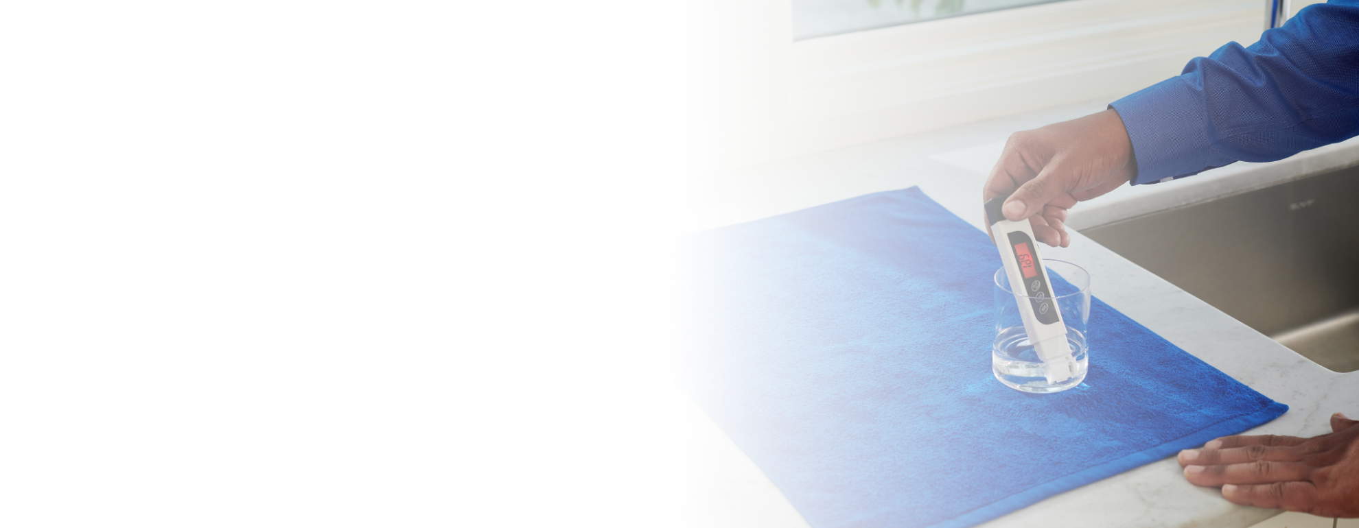 free water test banner